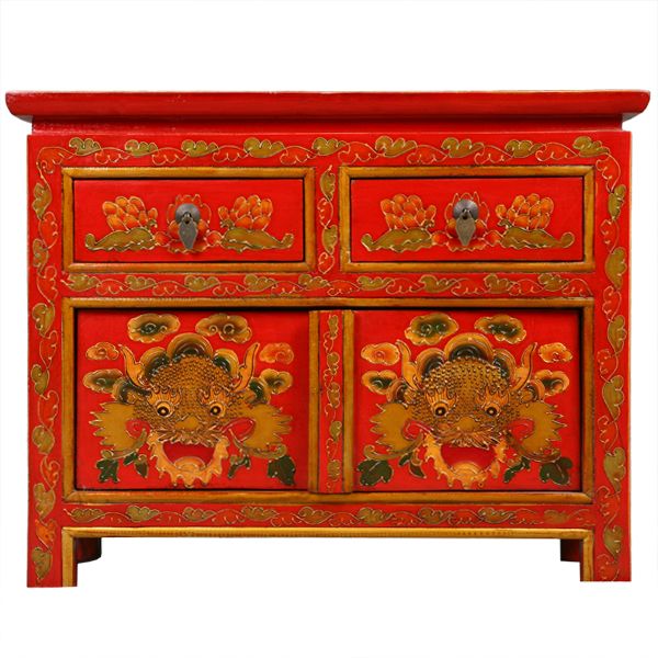 Red Storage Cabinet