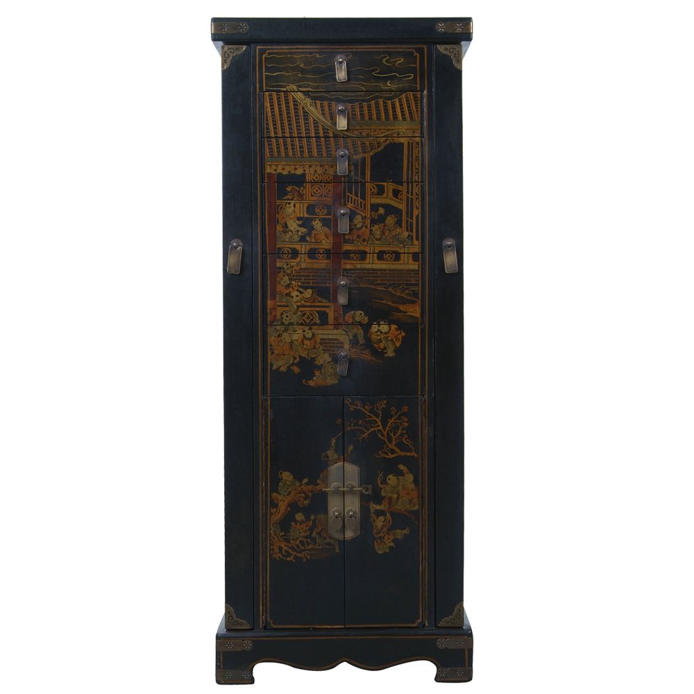 Asian Jewelry Armoire 18